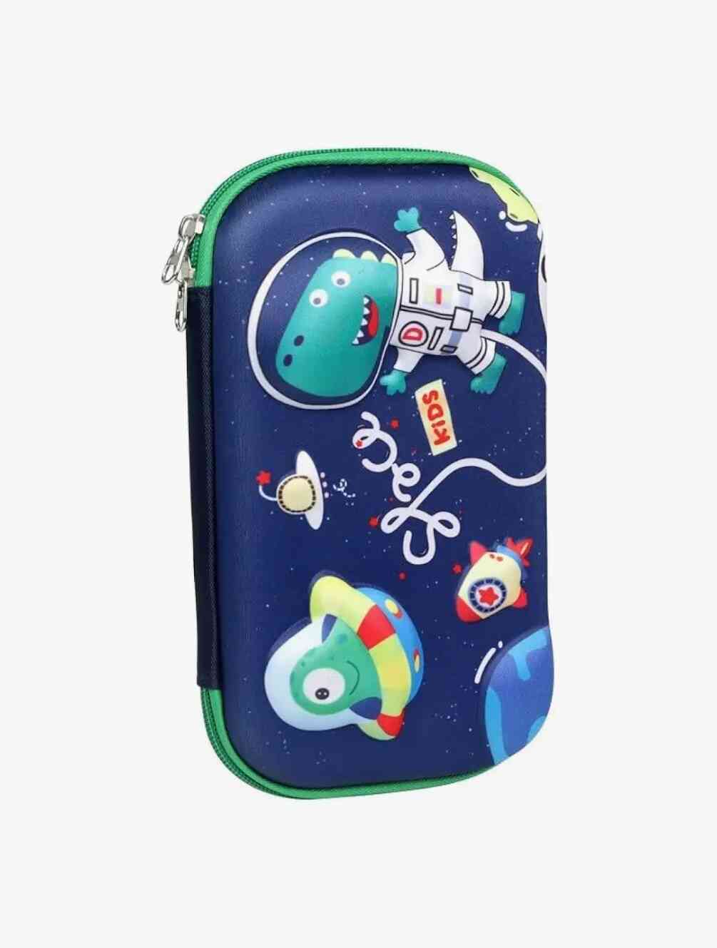 3D Space Rocket Pencil Case – 1 Piece