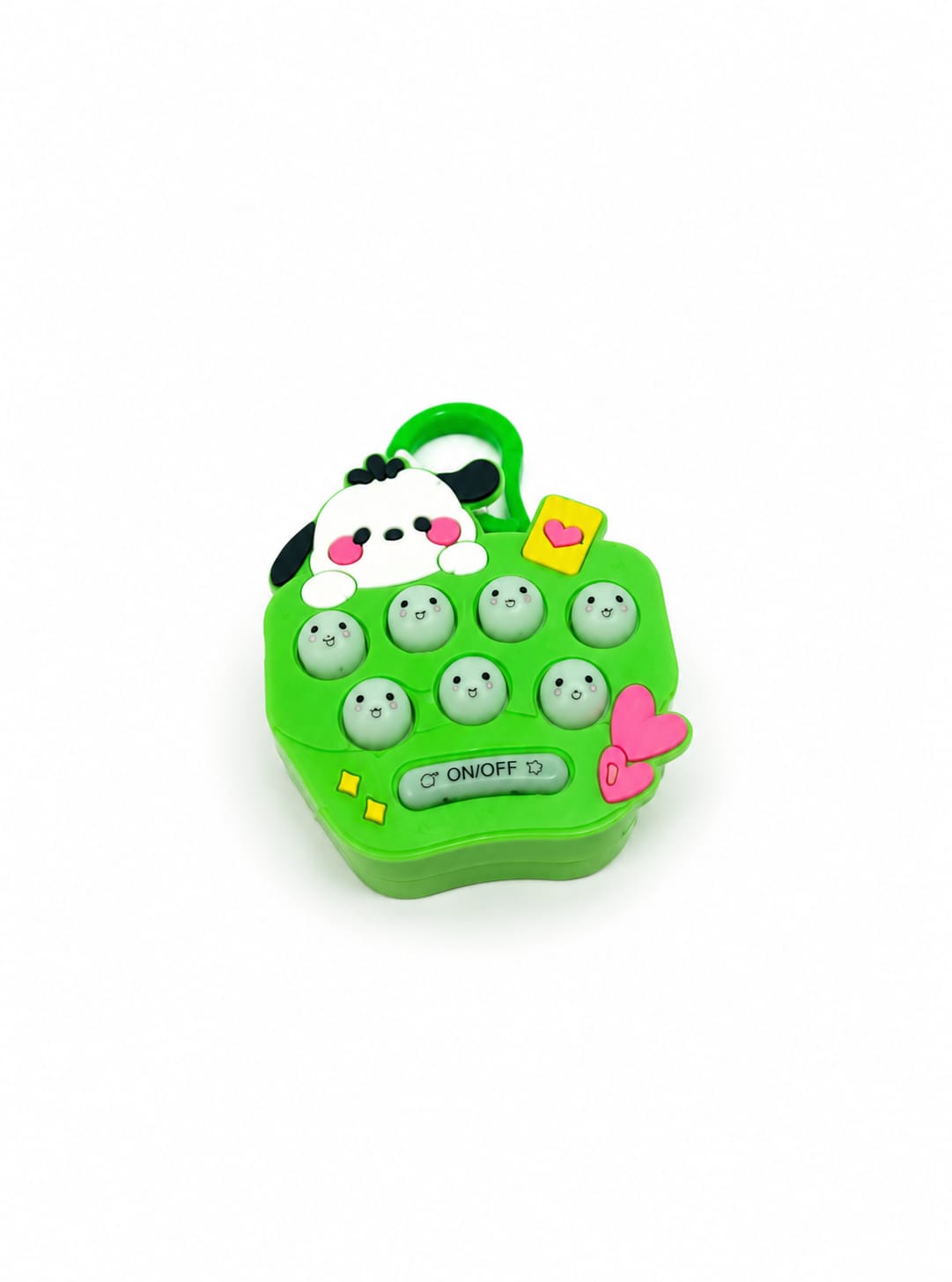 Push Pop Animal Fidget Keychain Toy with Light & Sound – Sensory Toy for Kids