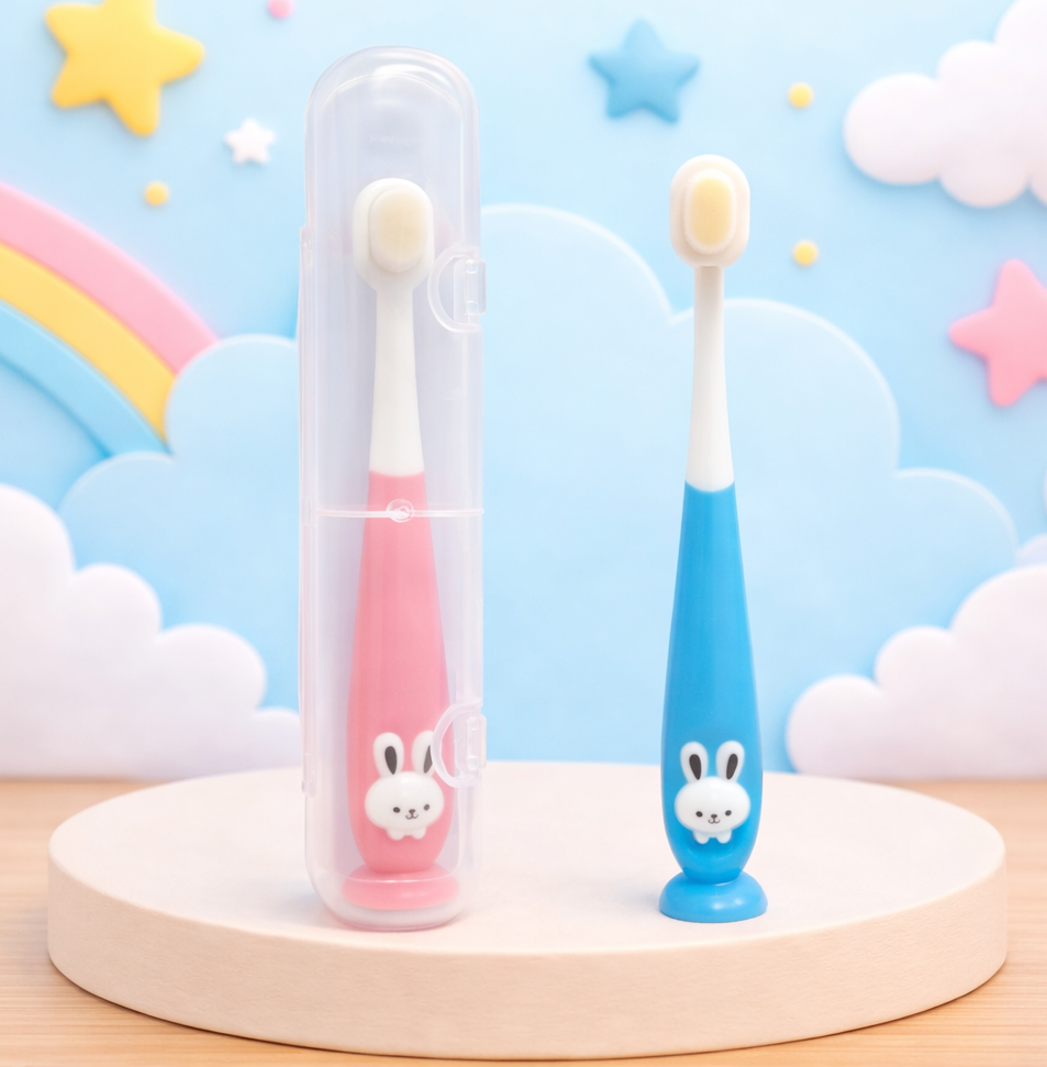 RABBIT Baby Toothbrush Supersoft Bristles