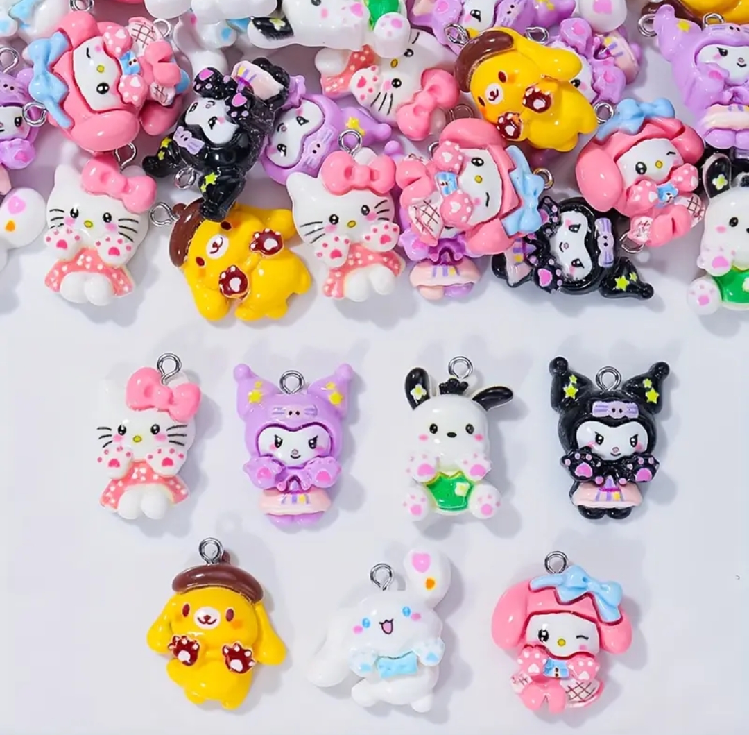 Hello kitty & for My Melody Resin Charms