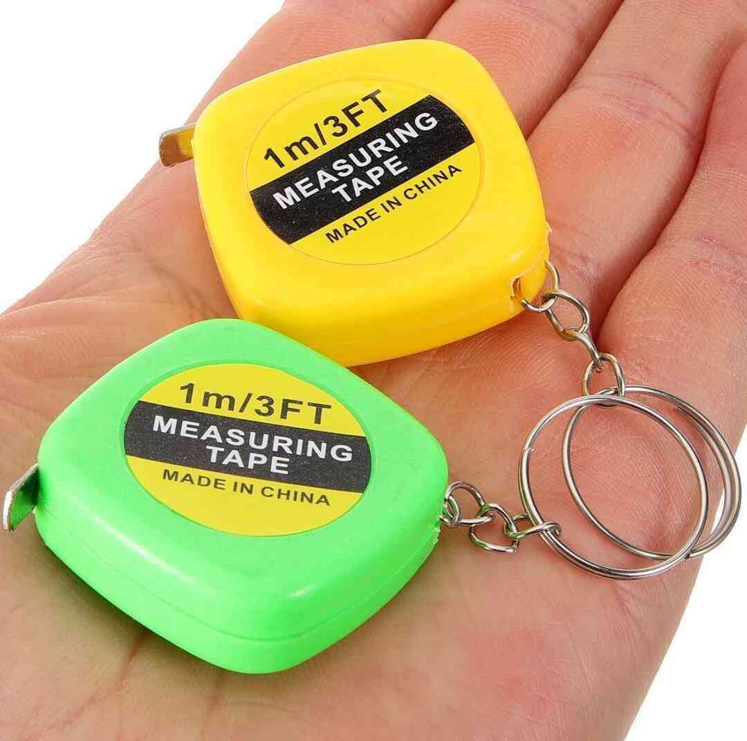 Tape Measure Keychains 1-meter (3 feet) 