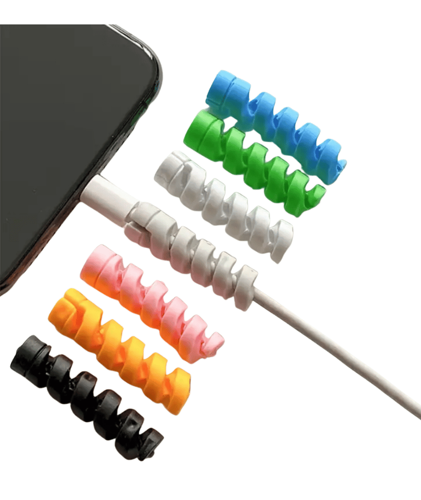 Spiral Silicone Cable Cord Protector DIY– 1 Piece